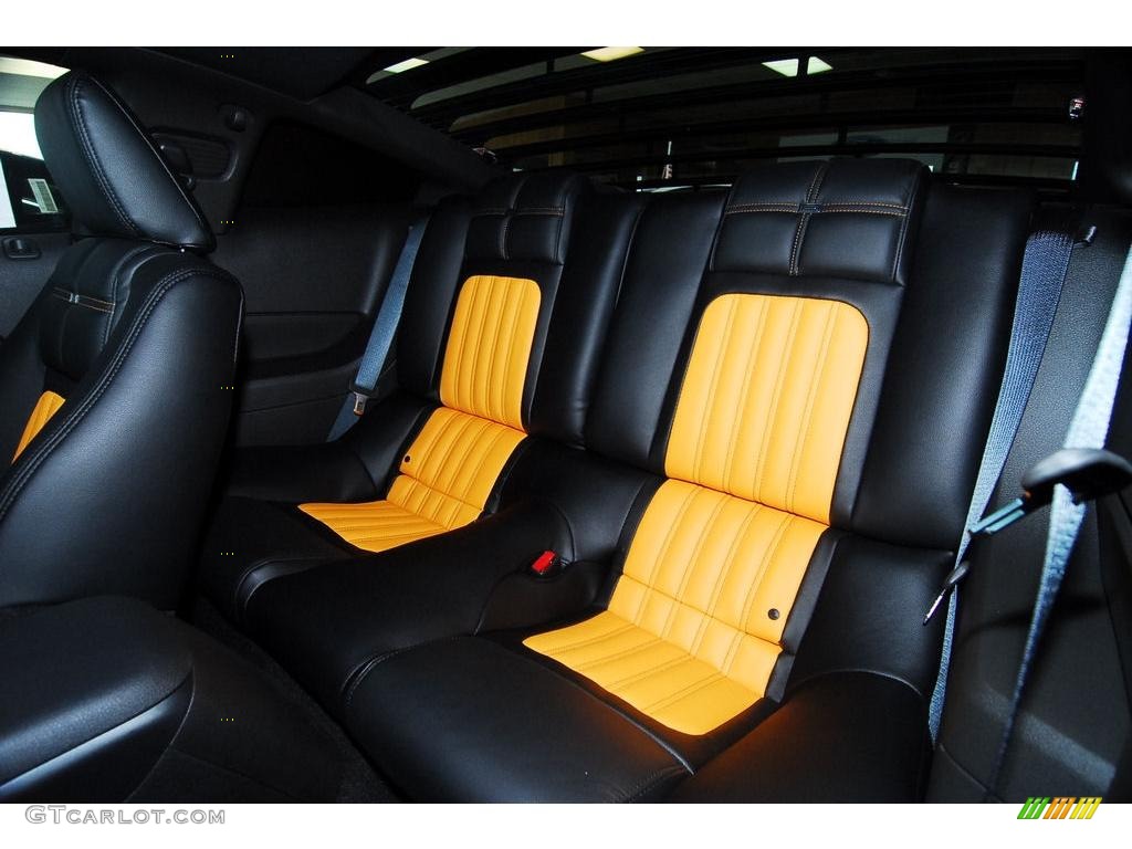 2007 Mustang Saleen Parnelli Jones Edition - Grabber Orange / Black Leather photo #15