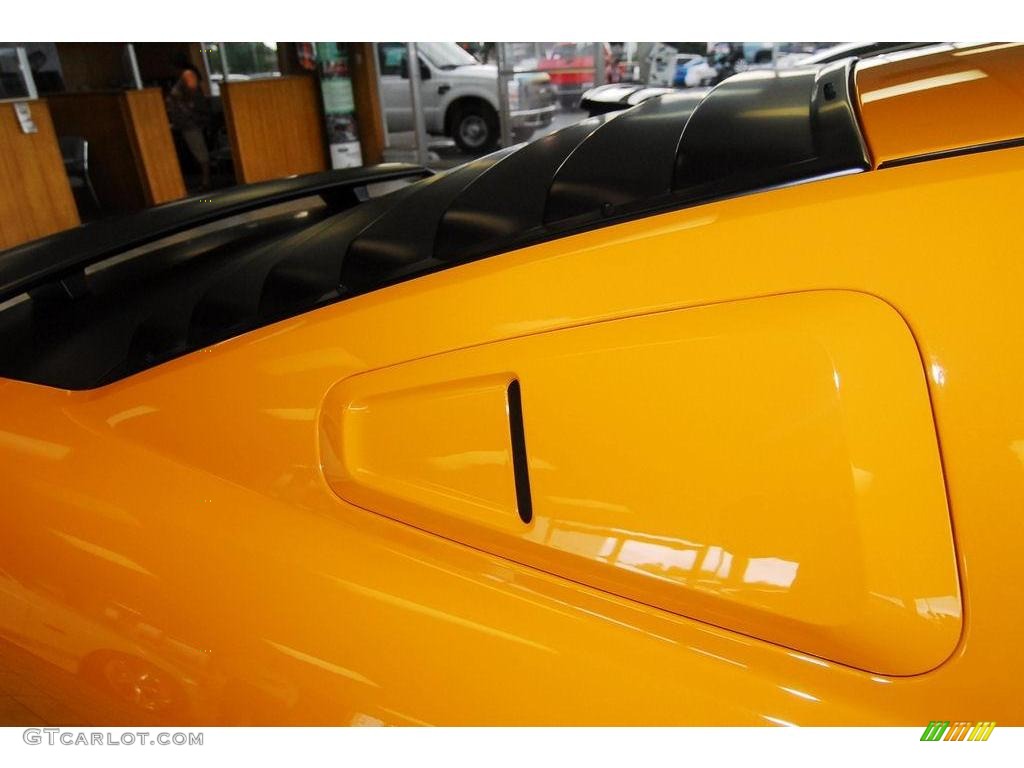 2007 Mustang Saleen Parnelli Jones Edition - Grabber Orange / Black Leather photo #26