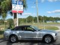 2008 Brilliant Silver Metallic Ford Mustang V6 Deluxe Convertible  photo #2