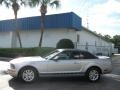 2008 Brilliant Silver Metallic Ford Mustang V6 Deluxe Convertible  photo #6