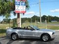 2008 Brilliant Silver Metallic Ford Mustang V6 Deluxe Convertible  photo #13