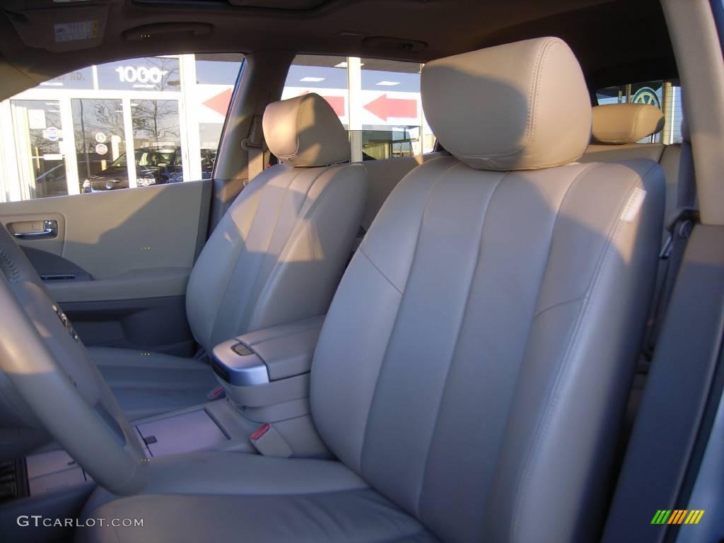 2006 Murano SL AWD - Brilliant Silver Metallic / Cafe Latte photo #11