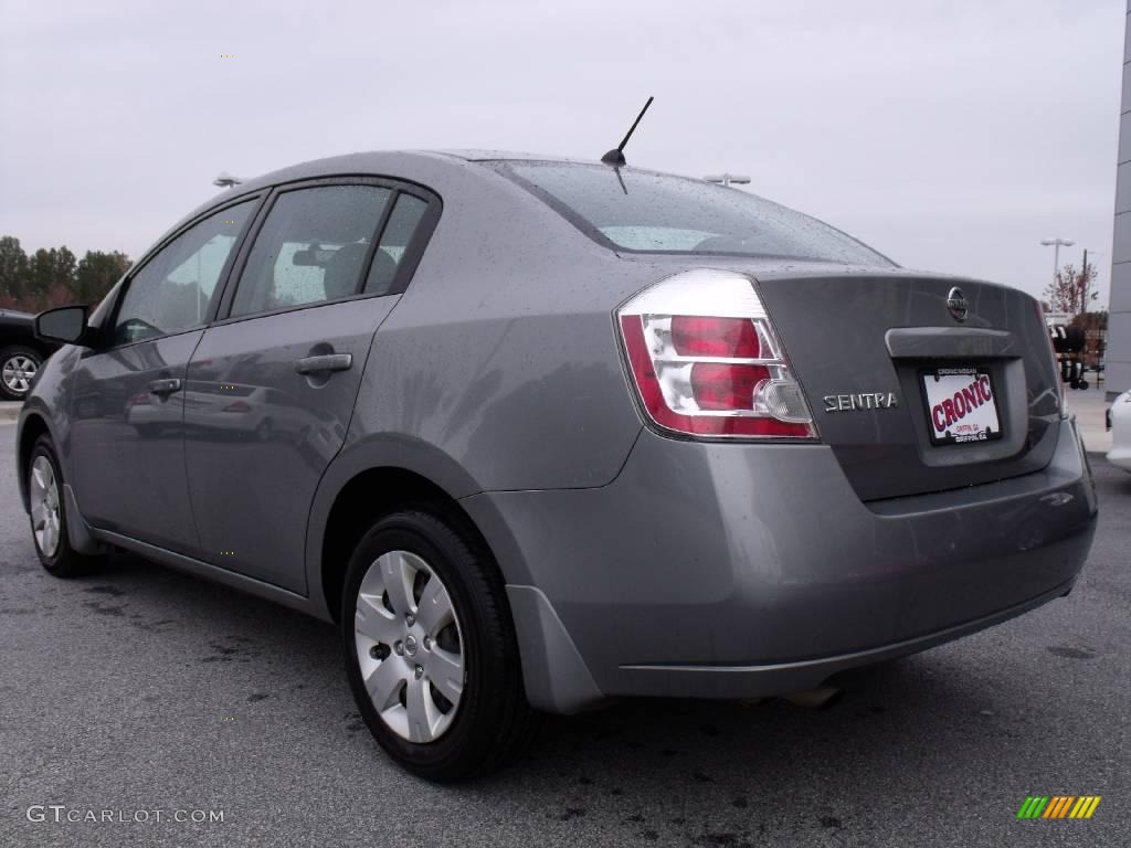 2008 Sentra 2.0 S - Magnetic Gray / Charcoal/Steel photo #3