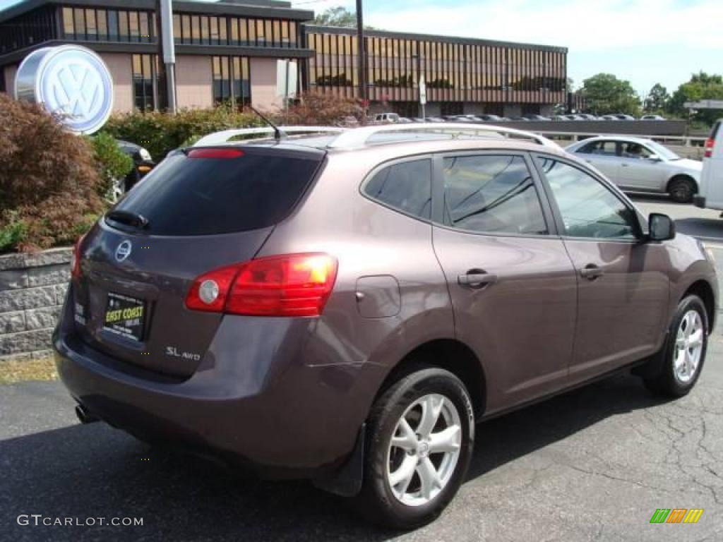 2008 Rogue SL AWD - Iridium Graphite Metallic / Black photo #3