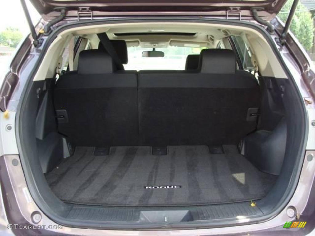 2008 Rogue SL AWD - Iridium Graphite Metallic / Black photo #13