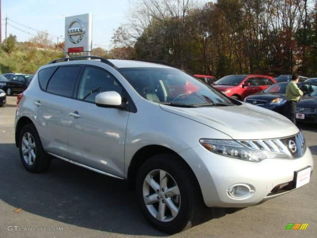 2009 Murano SL AWD - Brilliant Silver Metallic / Black photo #3