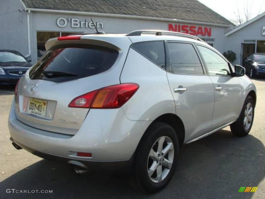 2009 Murano SL AWD - Brilliant Silver Metallic / Black photo #5