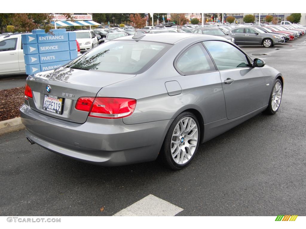 2009 3 Series 328i Coupe - Space Grey Metallic / Black photo #3