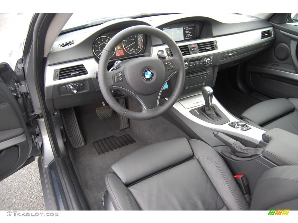 2009 3 Series 328i Coupe - Space Grey Metallic / Black photo #12