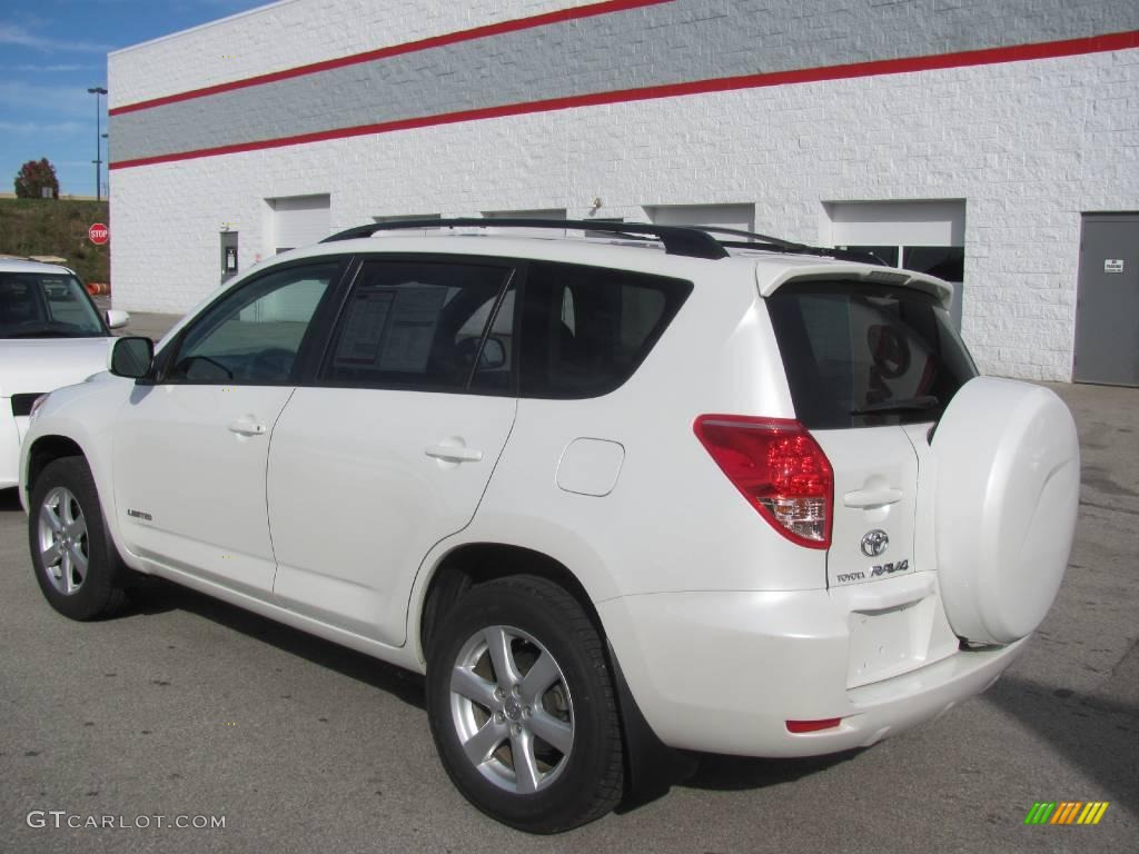 2007 RAV4 Limited 4WD - Super White / Taupe photo #3