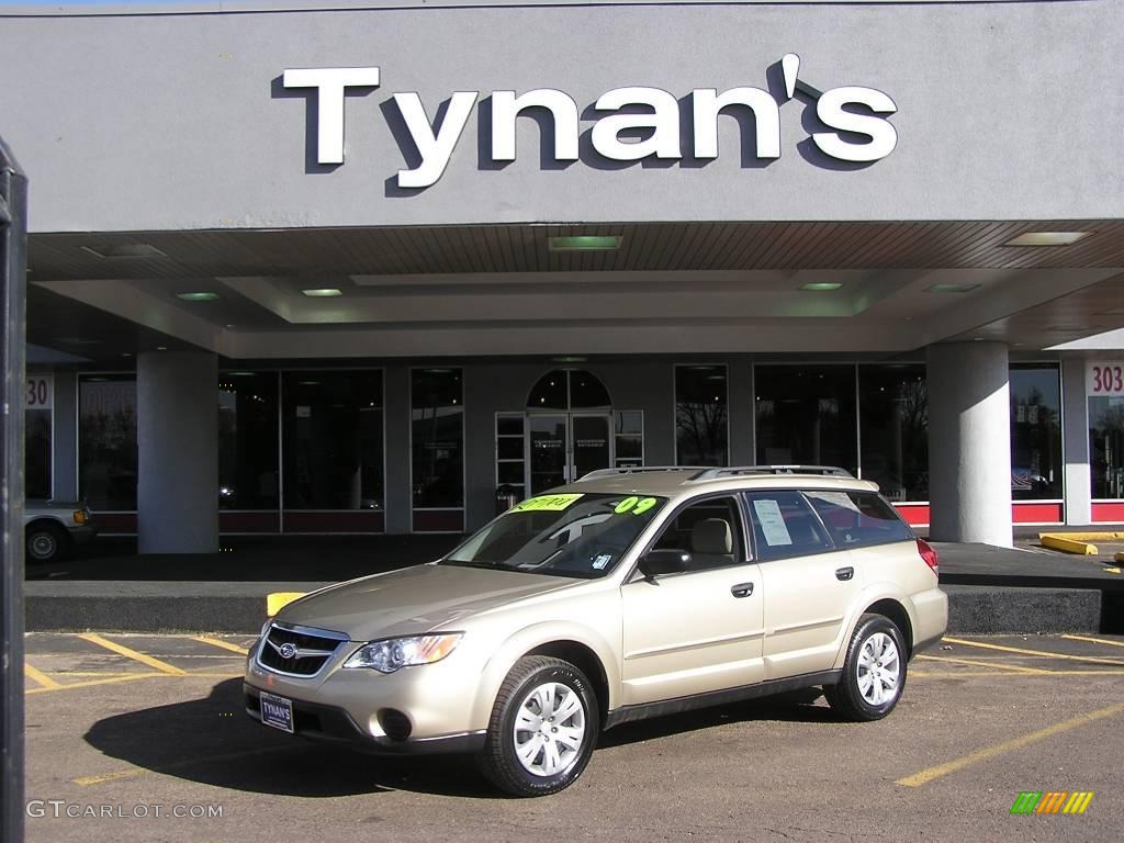 2009 Outback 2.5i Wagon - Harvest Gold Metallic / Warm Ivory photo #1