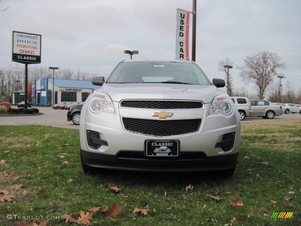 2010 Equinox LS - Silver Ice Metallic / Jet Black/Light Titanium photo #2