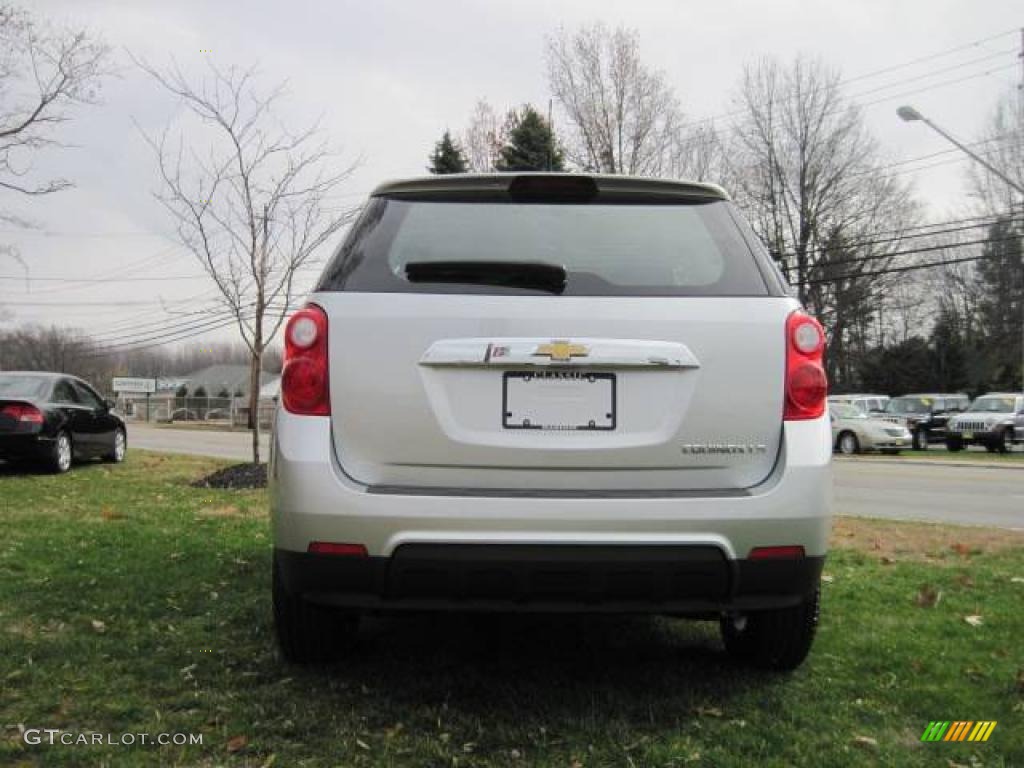 2010 Equinox LS - Silver Ice Metallic / Jet Black/Light Titanium photo #5