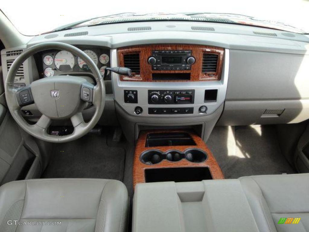 2007 Ram 3500 Laramie Mega Cab 4x4 Dually - Flame Red / Khaki photo #26