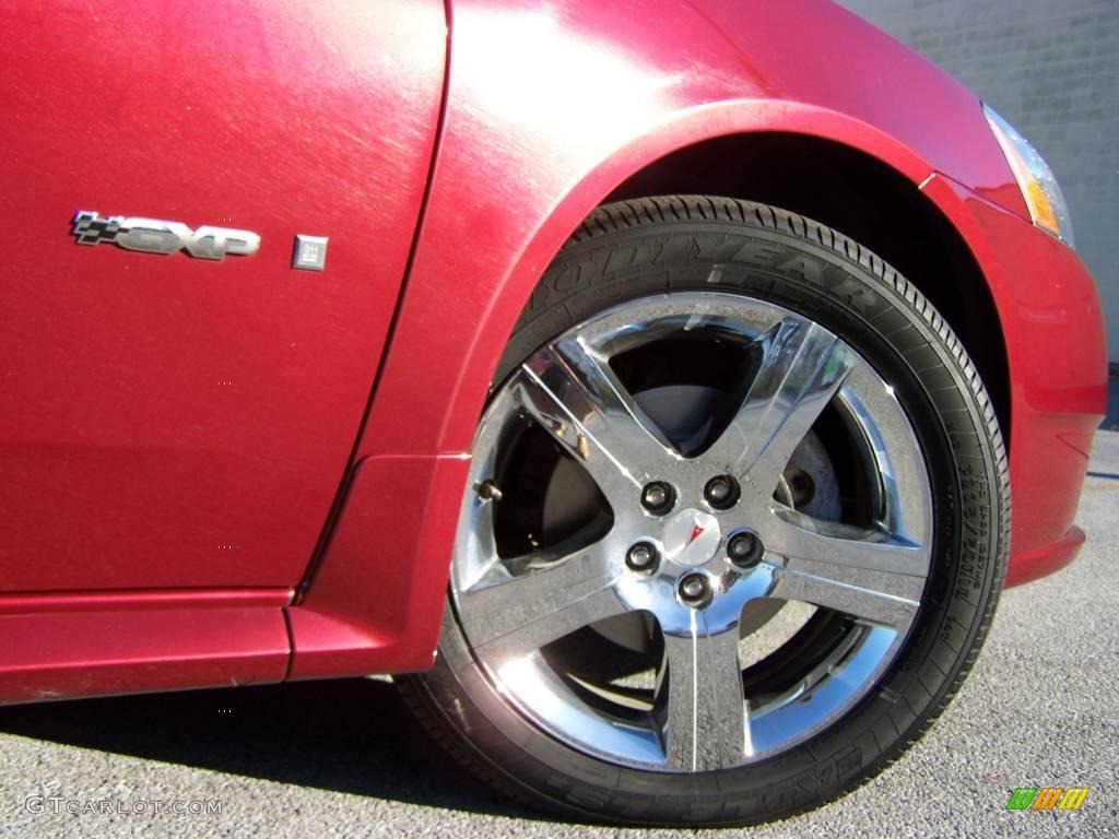 2009 G6 GXP Sedan - Performance Red Metallic / Light Taupe photo #8