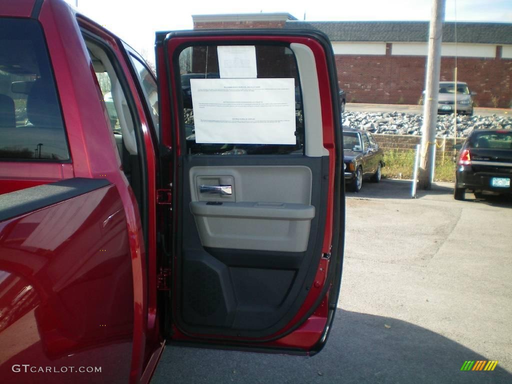 2010 Ram 1500 Big Horn Quad Cab 4x4 - Inferno Red Crystal Pearl / Dark Slate/Medium Graystone photo #19