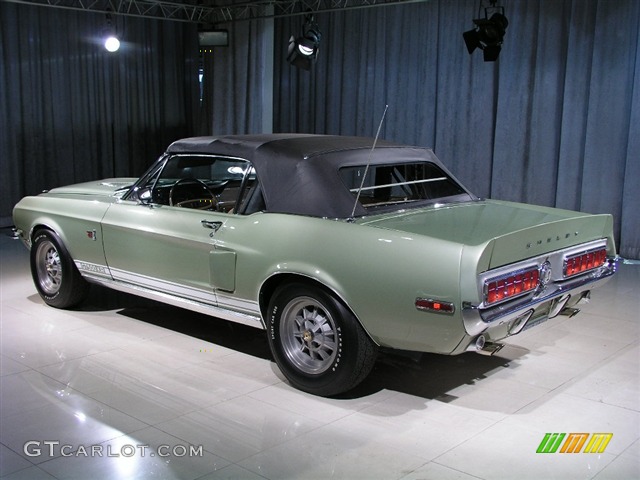 Lime Gold 1968 Shelby Mustang GT500 KR Convertible Exterior Photo #215294
