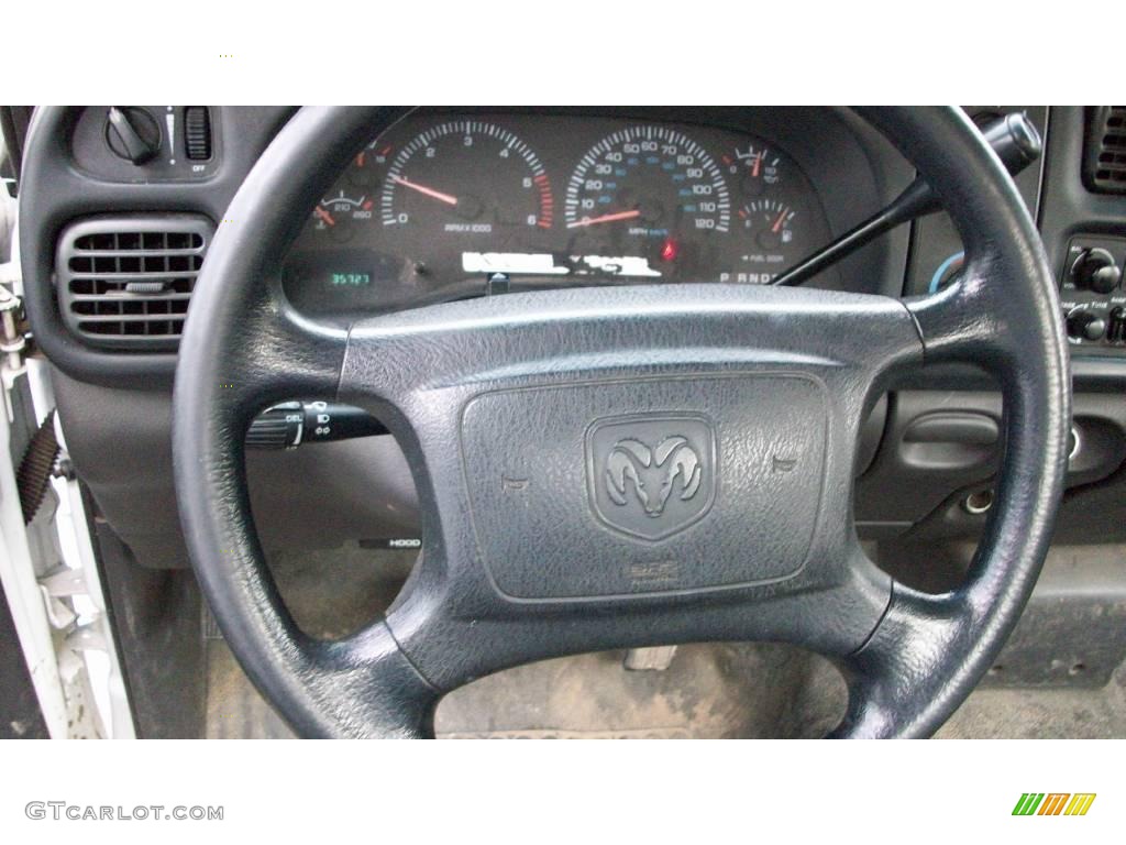 2001 Ram 1500 ST Regular Cab - Bright White / Mist Gray photo #5