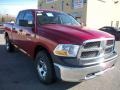 2010 Inferno Red Crystal Pearl Dodge Ram 1500 ST Quad Cab 4x4  photo #7