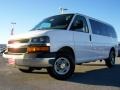 Summit White - Express LS 3500 Passenger Van Photo No. 5