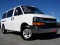 2009 Summit White Chevrolet Express LS 3500 Passenger Van  photo #1