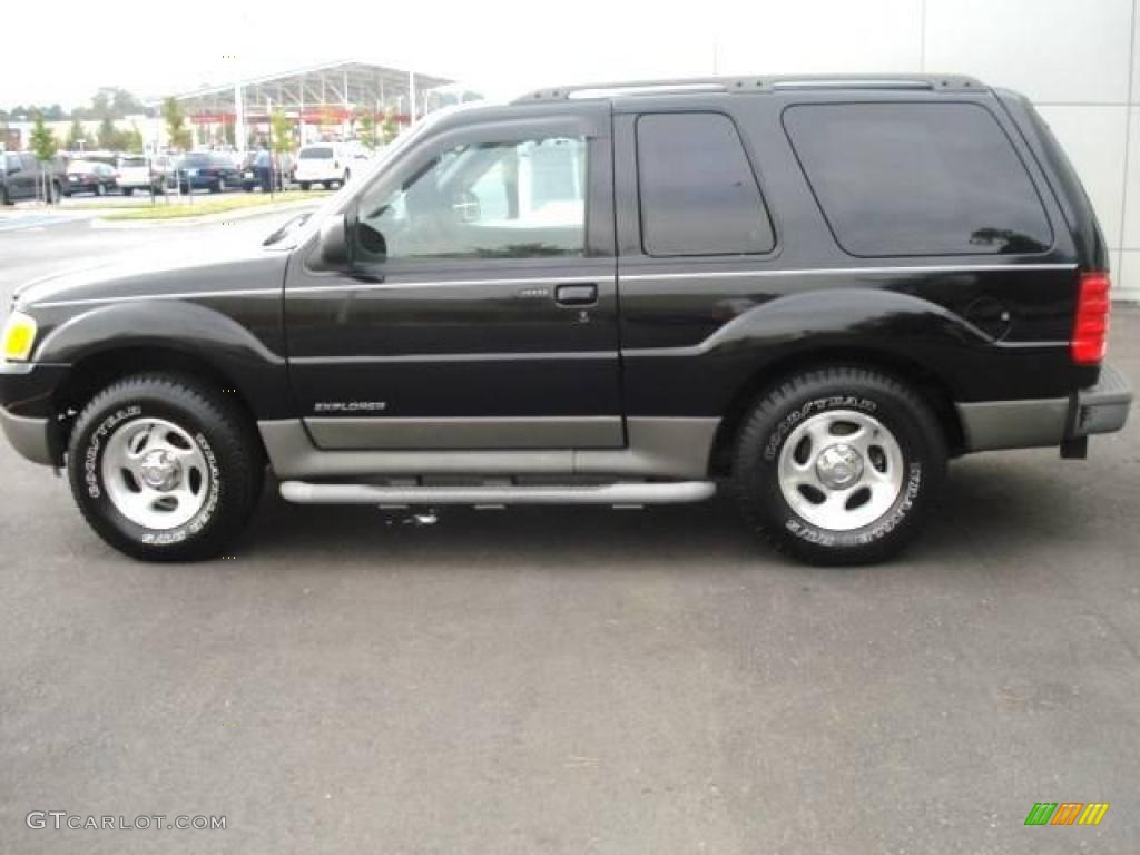 2001 Explorer Sport 4x4 - Black / Dark Graphite photo #2