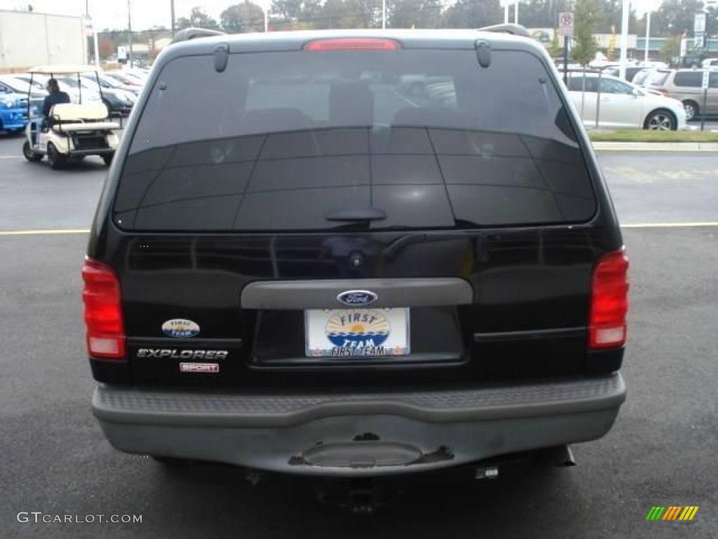 2001 Explorer Sport 4x4 - Black / Dark Graphite photo #4