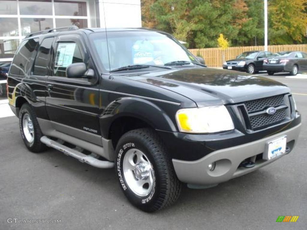 2001 Explorer Sport 4x4 - Black / Dark Graphite photo #7
