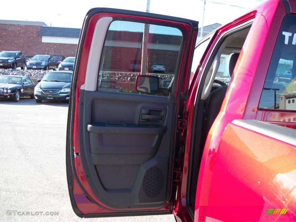 2010 Ram 1500 ST Quad Cab 4x4 - Inferno Red Crystal Pearl / Dark Slate/Medium Graystone photo #11