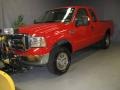 2007 Red Clearcoat Ford F250 Super Duty XL SuperCab 4x4  photo #1