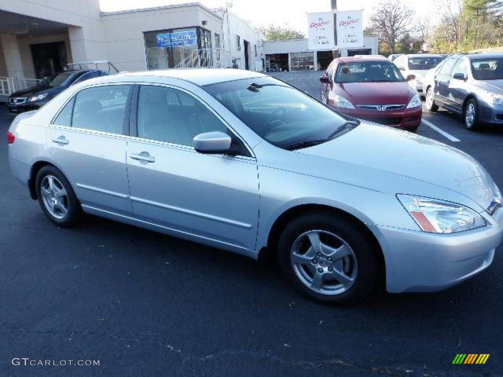 2005 Accord Hybrid Sedan - Silver Frost Metallic / Gray photo #6