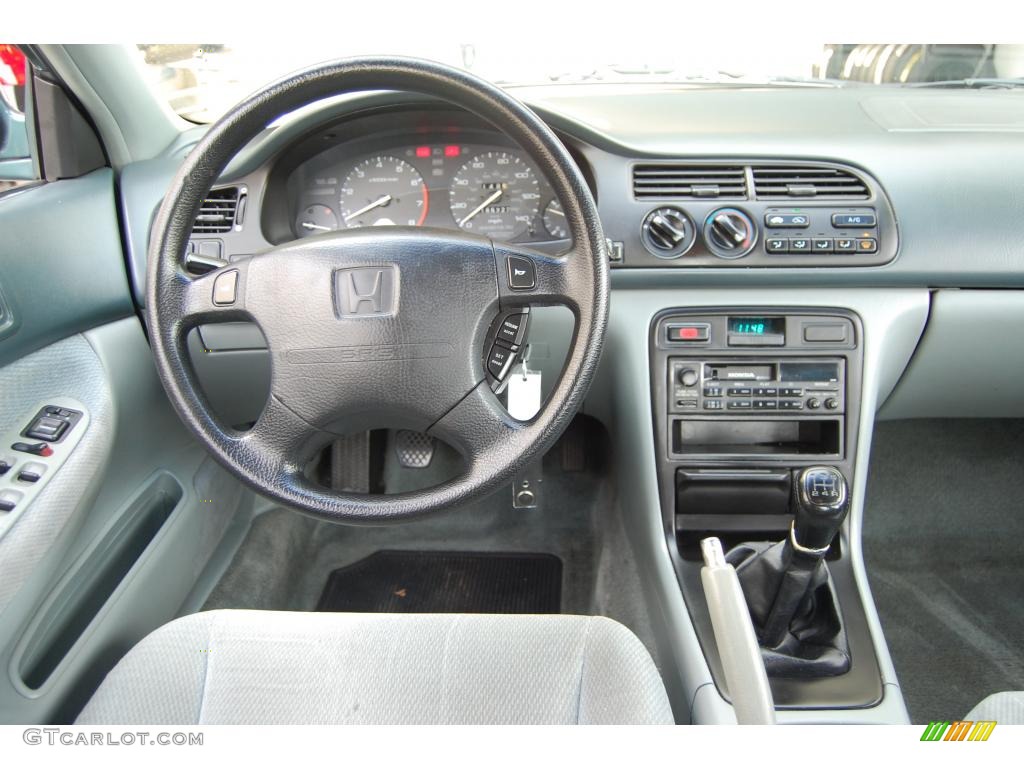 1997 Accord LX Sedan - Eucalyptus Green Pearl / Gray photo #12