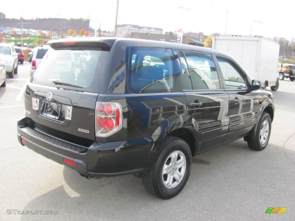 2007 Pilot LX 4WD - Formal Black / Gray photo #7