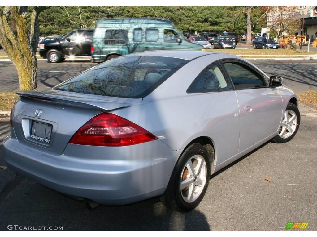 2003 Accord EX Coupe - Satin Silver Metallic / Black photo #5