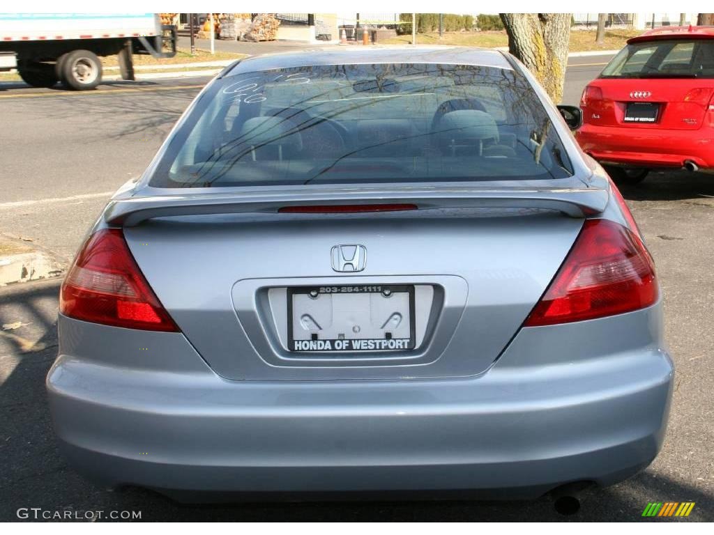 2003 Accord EX Coupe - Satin Silver Metallic / Black photo #6