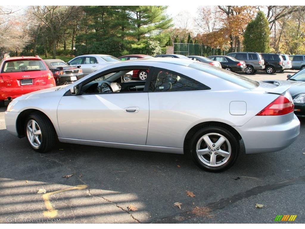 2003 Accord EX Coupe - Satin Silver Metallic / Black photo #9