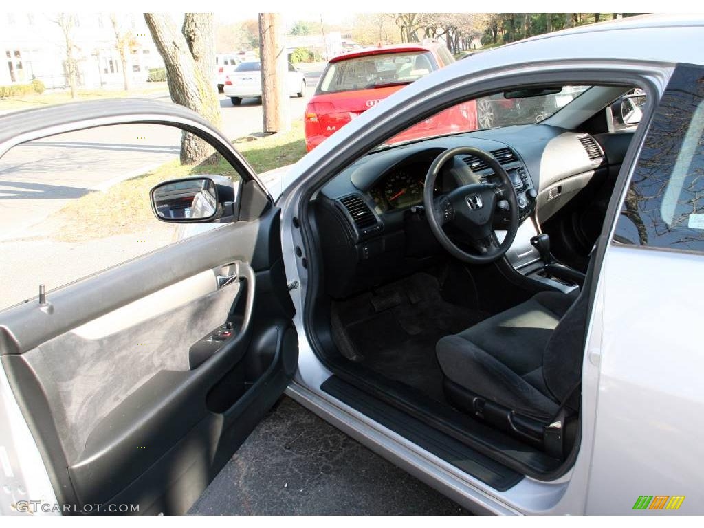 2003 Accord EX Coupe - Satin Silver Metallic / Black photo #10