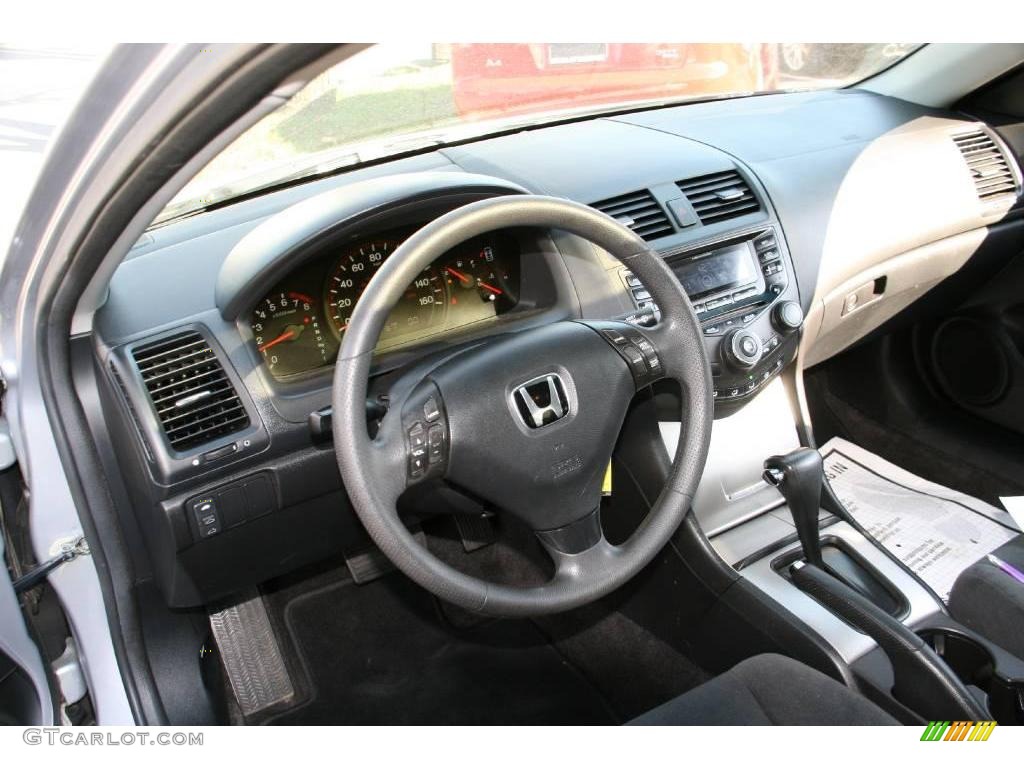 2003 Accord EX Coupe - Satin Silver Metallic / Black photo #11