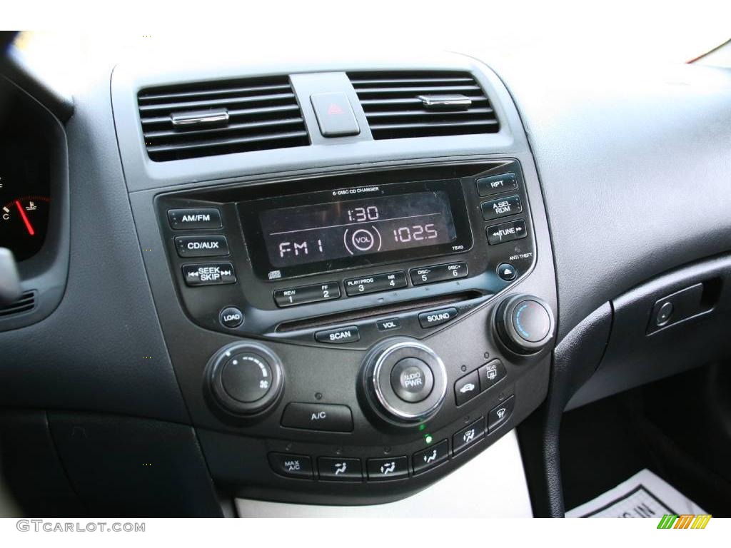 2003 Accord EX Coupe - Satin Silver Metallic / Black photo #13