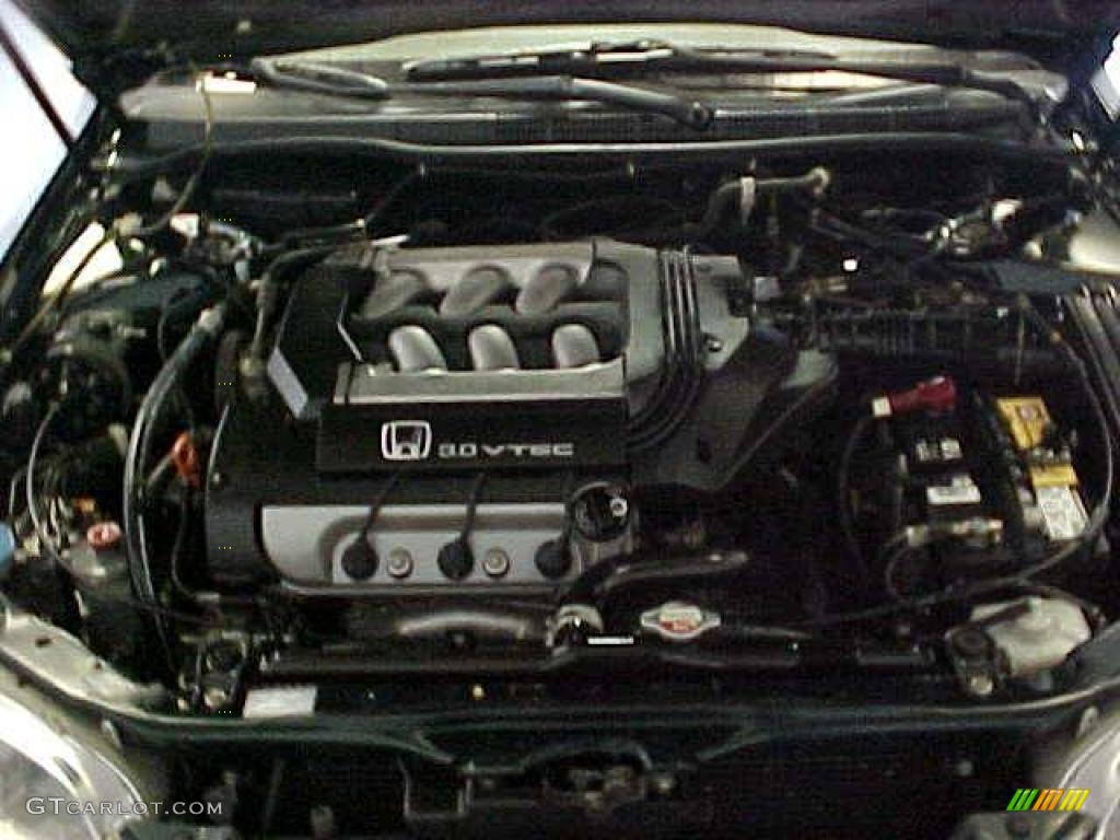 1999 Accord EX V6 Sedan - Dark Emerald Pearl / Ivory photo #26
