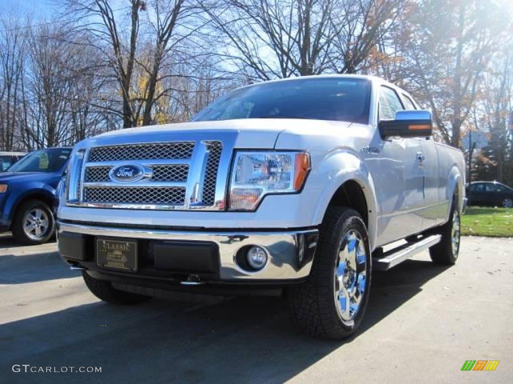 White Platinum Metallic Tri Coat Ford F150