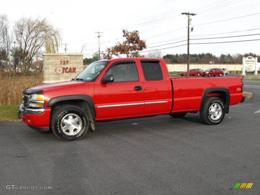 Fire Red GMC Sierra 1500