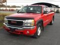 2005 Fire Red GMC Sierra 1500 Z71 Extended Cab 4x4  photo #2