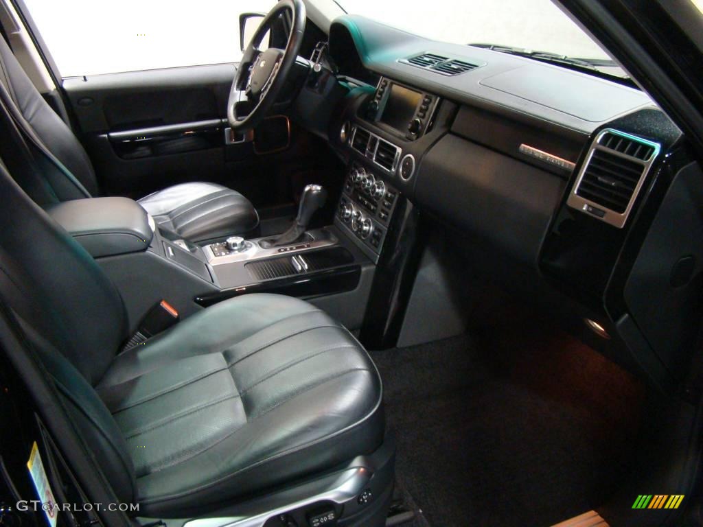 2007 Range Rover Supercharged - Java Black Pearl / Jet Black photo #11