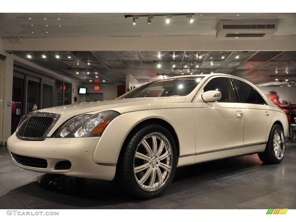 White 2004 Maybach 57 Standard 57 Model Exterior Photo #21538475