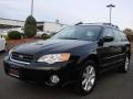 2006 Obsidian Black Pearl Subaru Outback 2.5i Wagon  photo #1