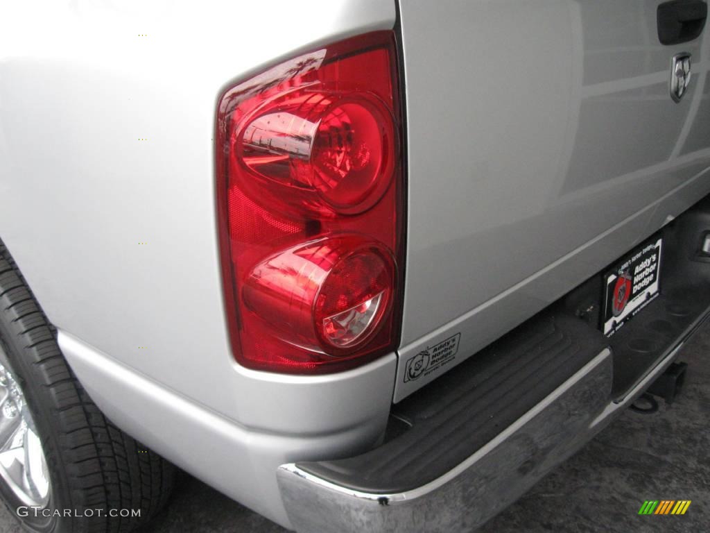 2007 Ram 1500 SLT Quad Cab - Bright Silver Metallic / Medium Slate Gray photo #8
