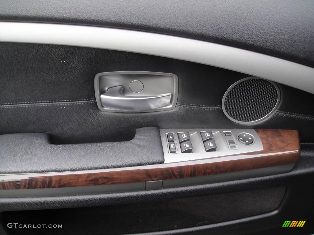 2007 7 Series 750Li Sedan - Black Sapphire Metallic / Black photo #8