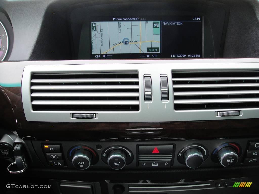 2007 7 Series 750Li Sedan - Black Sapphire Metallic / Black photo #13