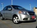 2008 Cosmic Silver Metallic Chevrolet Aveo LS Sedan  photo #1